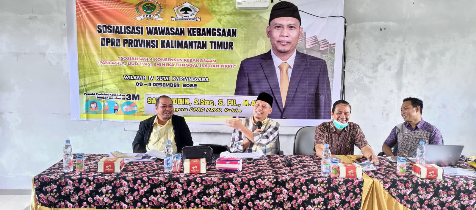 Salehuddin Tanamkan Komitmen Kebangsaan Di Desa Perjiwa