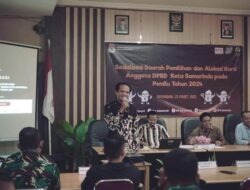 Subandi Hadiri Sosialisasi KPU Kota Samarinda Tentang Penetapan Jumlah Dapil dan Jumlah Kursi DPRD Samarinda