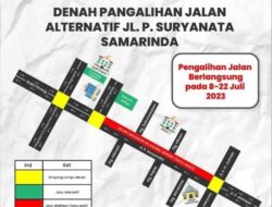 Jalan Pangeran Antasari Tengah Perbaikan Drainese, Seluruh Kendaraan Diarahkan Menuju Jalan Alternatif