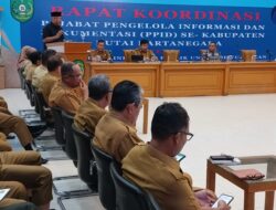 Wujudkan Keterbukaan Informasi Publik, Diskominfo Kukar Gelar Rakor PPID se Kukar