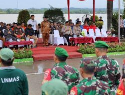 Apel Simulasi Pengamanan Pemilu Damai 2024, Dipimpin oleh Asisten I