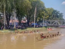 Semarak Erau 2023, Dispora Kukar Gelar Lomba Pacu Dayung