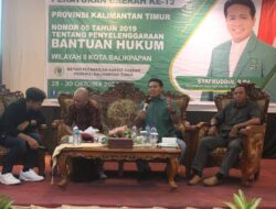 Ketua Fraksi PKB Kaltim, Kembali Edukasi PERDA Bantuan Hukum Bagi Masyarakat Kurang Mampu