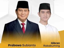 Sah ! Prabowo Umumkan Gibran Sebagai Cawapres 2024
