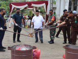 113 Barang Bukti Dimusnakah, Kejari Harapkan Masyarakat Tak Gunakan Narkoba