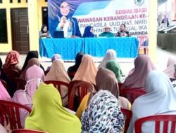 Puji Setyowati Kembali Gelar Sosbang di Sungai Sama Samarinda