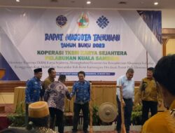 Kadiskop UKM Hadiri RAT Koperasi TKBM Karya Sejahtera