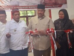 Bupati Kukar Resmikan Tiga Posyandu Baru di Samboja Barat