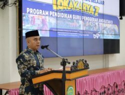 Asisten I Buka Lokakarya Program PGP, Harapkan Peningkatan Kompetensi Pengajar Di Kukar