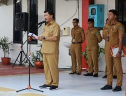 Sekda Kukar Hadiri Pembinaan ASN Dan Masa Purna Tugas Di Kantor Dinas Koperasi Dan UKM