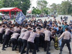 Polres Kukar Gelar Simulasi Sistem Pengamanan Kota Jelang Pilkada Serentak 2024