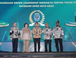 DPRD Bontang meraih Penghargaan Green Leadership Nirwasita Tantra untuk Kedua Kalinya