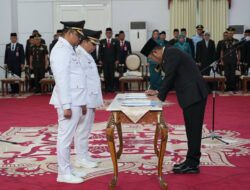 Aulia dan Rendy Dilantik Sebagai Bupati dan Wakil Bupati Kukar Usai Proses Politik Panjang
