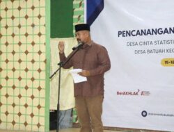 Bupati Kukar Canangkan Desa Batuah sebagai Desa Cinta Statistik
