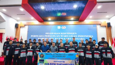 Bupati Kukar Dukung PWI Kukar Berlaga di Porwada Kota Bontang